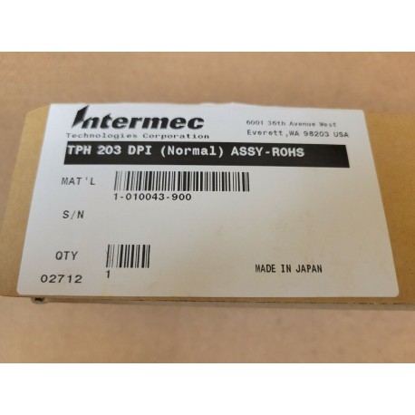Intermec 1-010043-900 Thermal Printhead PF4i PM4i 203dpi