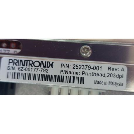 Printronix 252379-001 T4M Thermal Printhead 203dpi