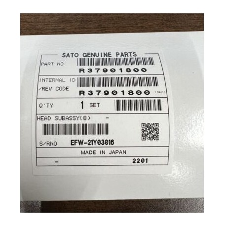 SATO R37901800 thermal Printhead 203dpi SATO Plus CL4NX Thermal Printers